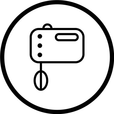 Karıştırıcının vektör illüstrasyonu 