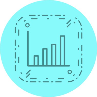 İş ve finans simgesinin vektör illüstrasyonu