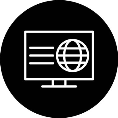 seo modern simgesinin vektör illüstrasyonu