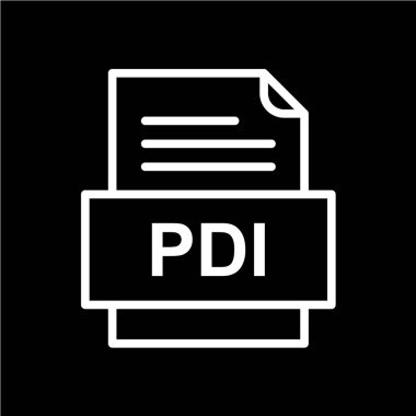 dosya biçimi simgesi, vektör illüstrasyonu