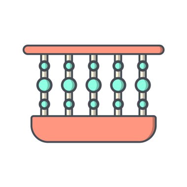 oyun alanı ikonu. Vektör illüstrasyonu