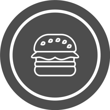 Gıda Web ikonu vektör illüstrasyonu 