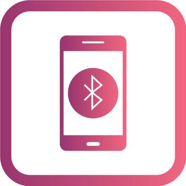 Modern telefon simgesinin vektör illüstrasyonu 