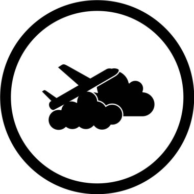 Uçan düzlemin vektör çizimi