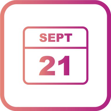 Takvim simgesinin vektör illüstrasyonu 