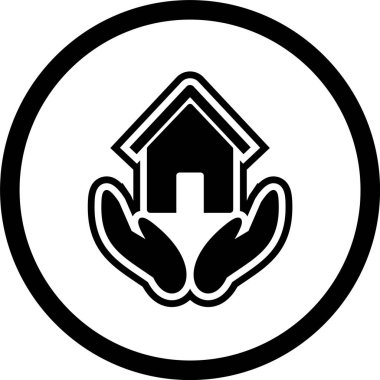 Sigorta Simgesi Moda Biçiminde İzole Arkaplan