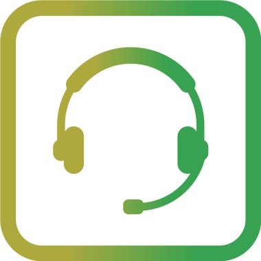 Destek simgesinin vektör illüstrasyonu