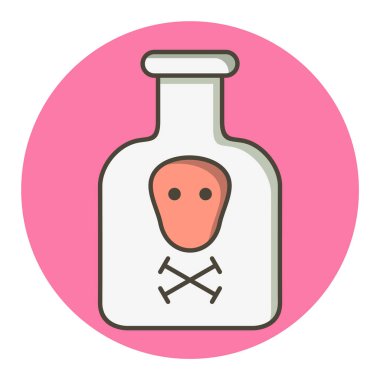  Kimyasal Simge Moda Biçiminde İzole Arkaplan      