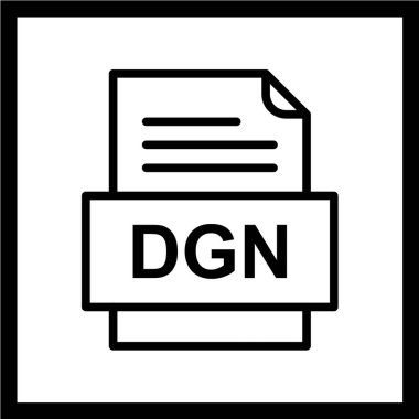 dosya biçimi simgesi, vektör illüstrasyonu