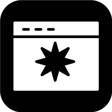 Web tasarım vektörü simgesi