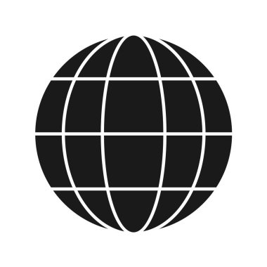 Dünya simgesinin vektör illüstrasyonu