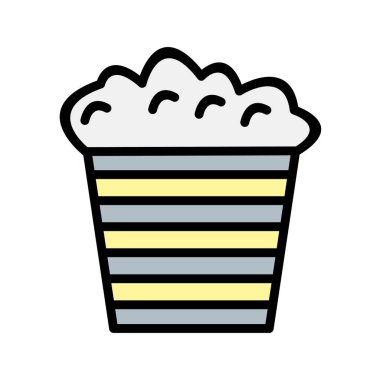  Gıda ve içecek Web ikonu vektör illüstrasyonu