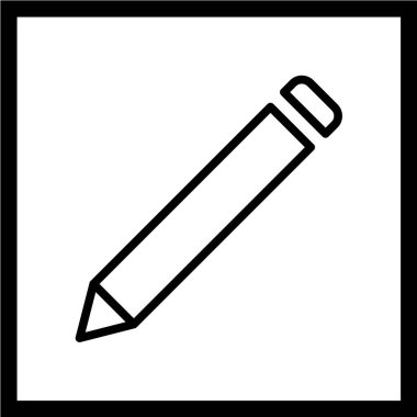 kalem simgesi vektör illüstrasyonu