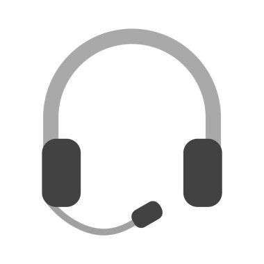 Kulaklık Telefon Simgesi Moda Tarzı İzole Arkaplan