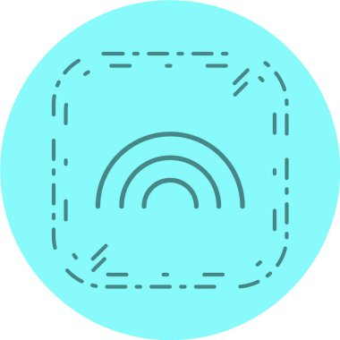 Modern b 'nin vektör illüstrasyonu eksik simgesi