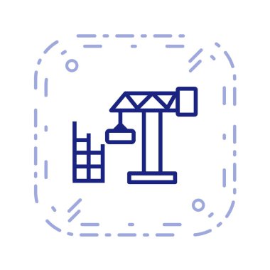 Emlak simgesi vektör illüstrasyonu