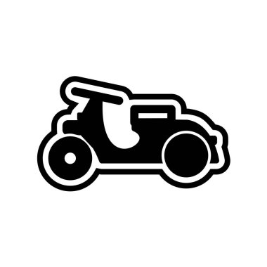 minimalist vektör illüstrasyonu, uygulama simgesi