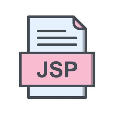 dosya biçimi simgesi, vektör illüstrasyonu 