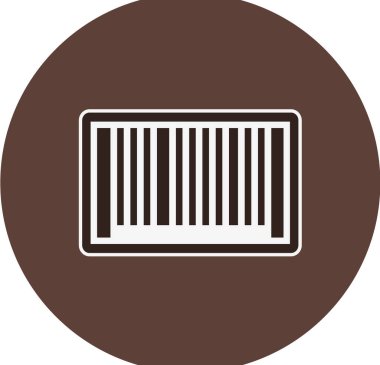 barkod simgesi vektör illüstrasyonu