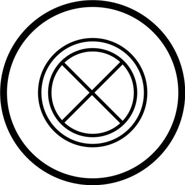 Yol simgesi, vektör illüstrasyonu