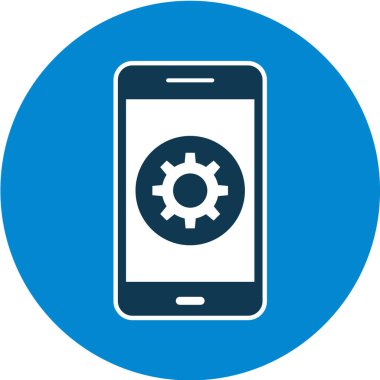 Mobil Uygulamalar konsept vektör çizimi beyaz arkaplan üzerinde 