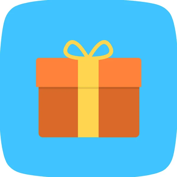 Gift Box Icon Vector Illustration — Stock Vector