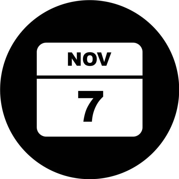 Kalender Mit Dem Datum November — Stockvektor