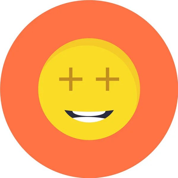 Emoji Icon Trendy Style Vector — Stock Vector