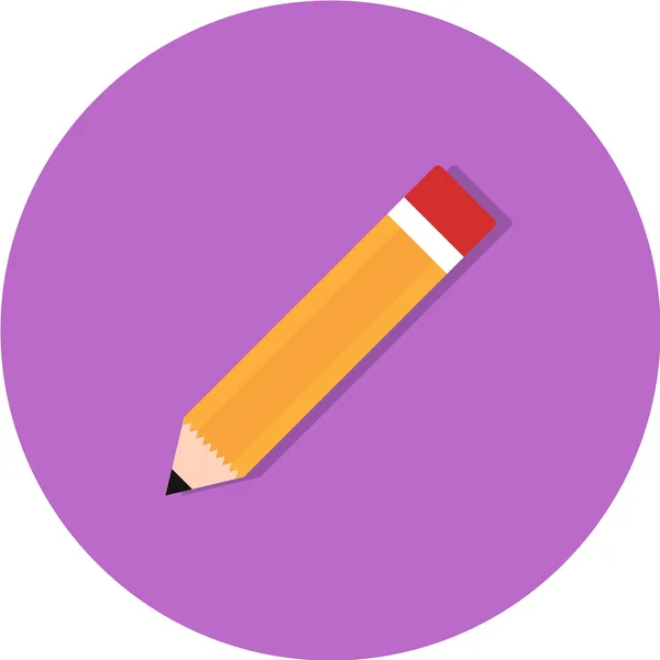 Vector Illustration Pencil Icon — Stock Vector