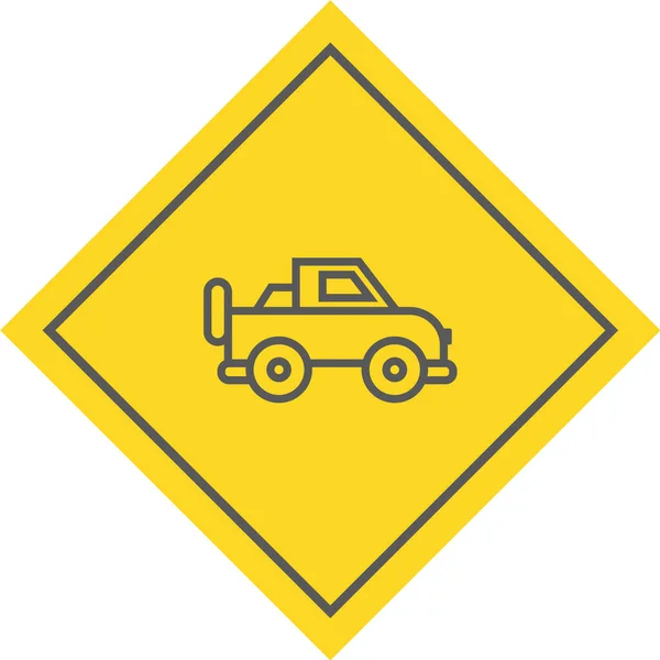Verkehrszeichensymbol Verkehrszeichen Vektorillustration — Stockvektor
