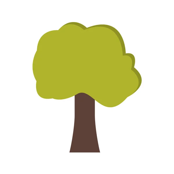 Árbol Icono Vector Ilustración Diseño Gráfico — Vector de stock