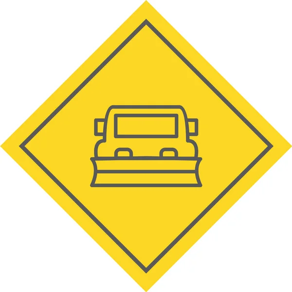 Traffic Sign Icon Vector Illustration — Stock Vector