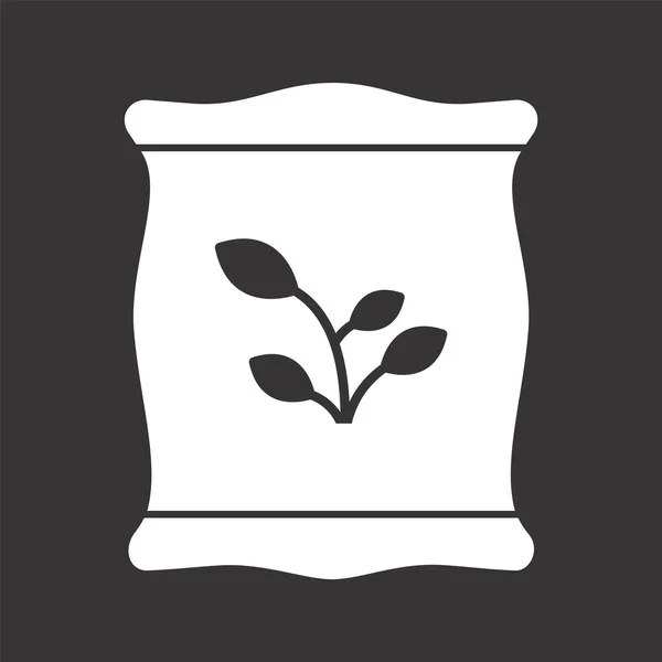 Icono Fertilizante Estilo Moda Aislado Fondo — Archivo Imágenes Vectoriales