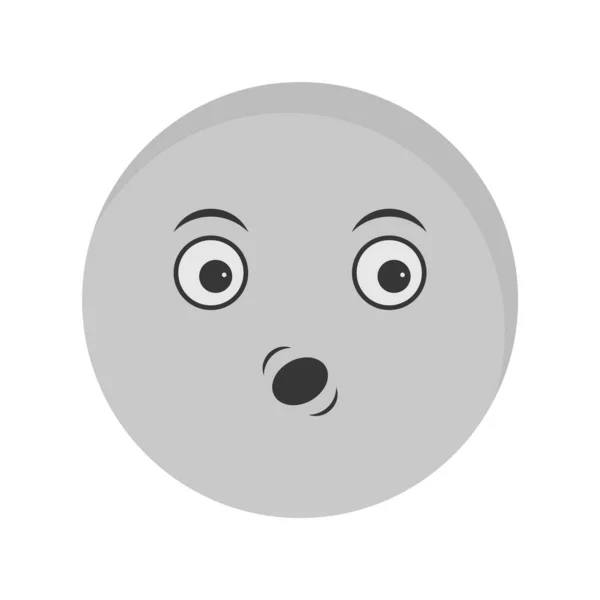Σφυρίχτρα Emoji Εικονίδιο Μοντέρνο Στυλ Απομονωμένο Φόντο — Διανυσματικό Αρχείο