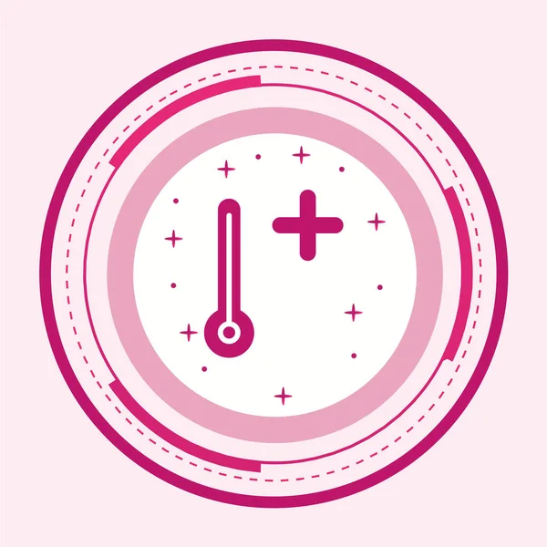 Ilustración Vectorial Icono Rosa Blanco — Archivo Imágenes Vectoriales