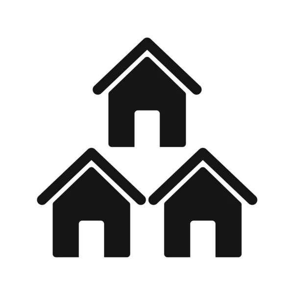 Immobilien Symbol Vektor Illustration — Stockvektor