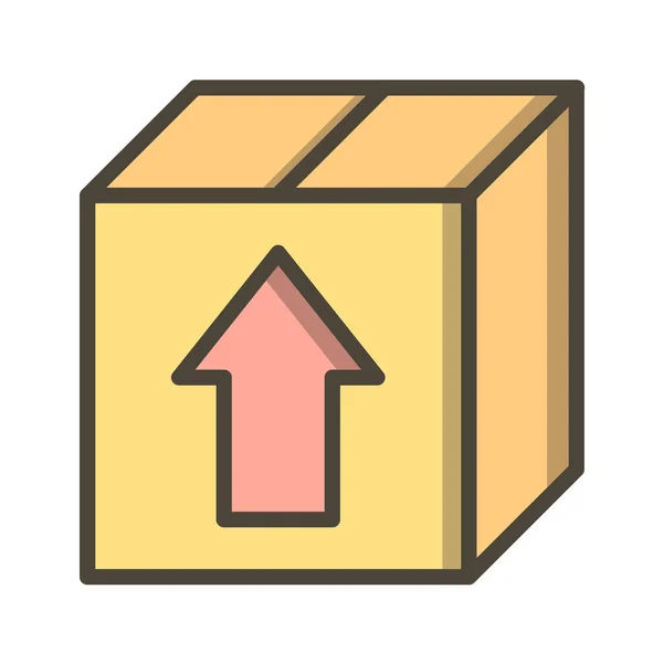 Vektor Illustration Von Box Icon — Stockvektor