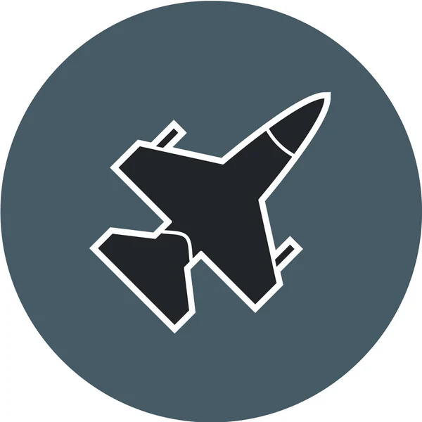 Ilustración Vectorial Icono Simple Los Aviones — Archivo Imágenes Vectoriales