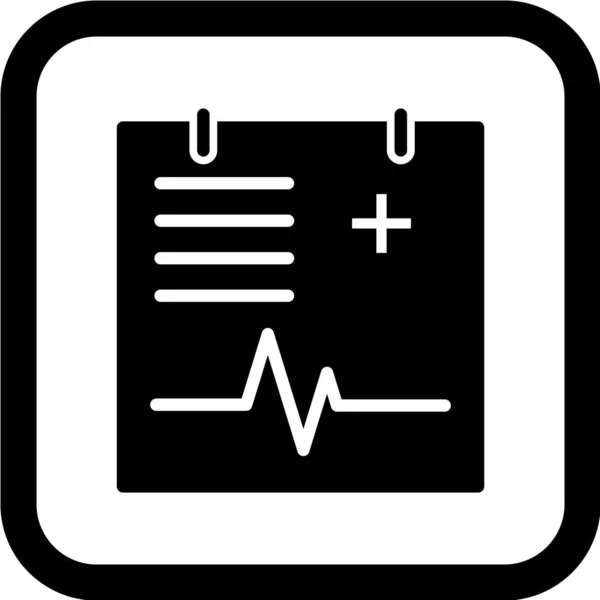 Ikona Lékařského Zdravotního Vektoru — Stockový vektor