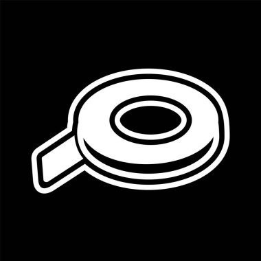 Teyp Simgesi Moda Biçiminde İzole Arkaplan 