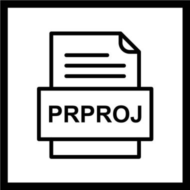 dosya biçimi simgesi, vektör illüstrasyonu