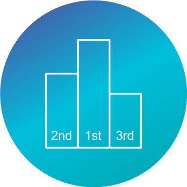 Bar grafiğinin vektör simgesi