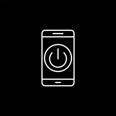 Mobil Uygulama Simgesinde Moda Tarzı İzole Arkaplan Gücü