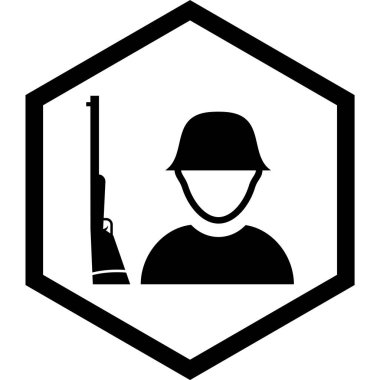 Solider Simgesi Moda Biçiminde İzole Arkaplan