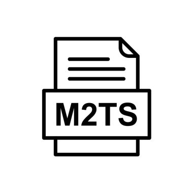 dosya biçimi simgesi, vektör illüstrasyonu