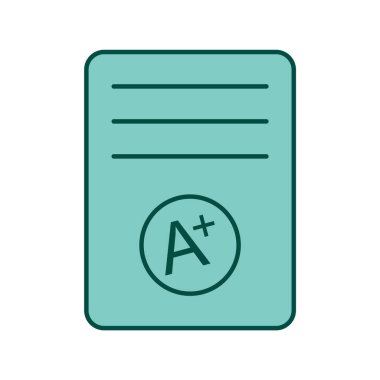 Moda Biçimli İzole Arkaplanda + Sınıfı Simge      