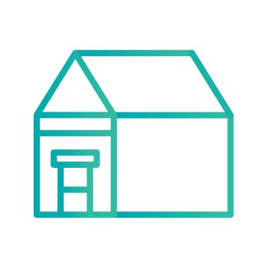 Emlak simgesi vektör illüstrasyonu