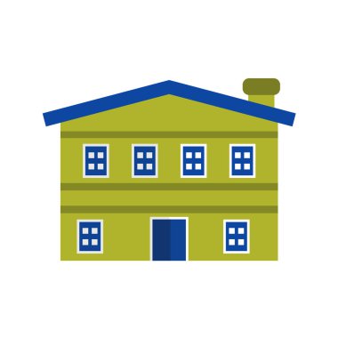 Emlak simgesi vektör illüstrasyonu 