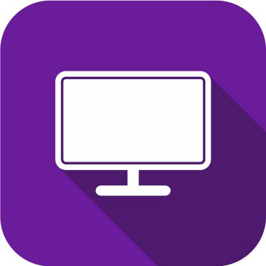 Modern bilgisayar simgesinin vektör illüstrasyonu