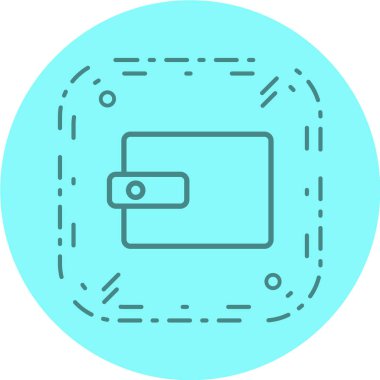 Para simgesi olan cüzdan